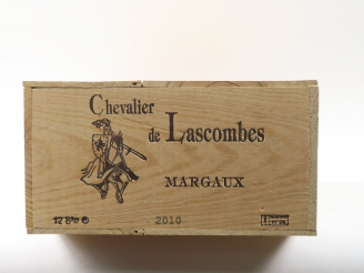 Vente aux enchères 12 BOUTEILLES CHEVALIER DE LASCOMBES MARGAUX - 2010 - CBO