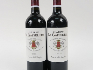 Vente aux enchères 2 BOUTEILLES CHÂTEAU LA GAFFELIERE 1er GCC ST EMILION - 2016
