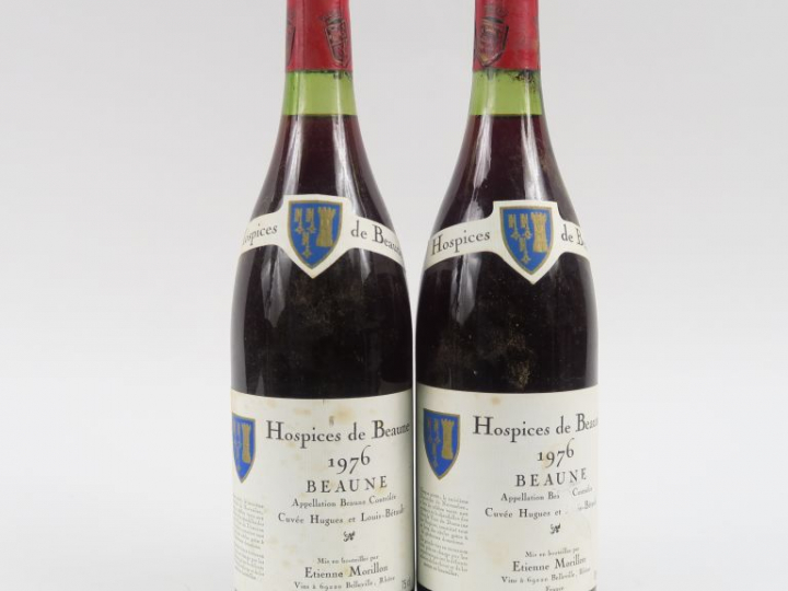 2 BOUTEILLES BEAUNE HOSPICES DE BEAUNE 'CUVEE HUGUES ET LOUIS BETAULT'