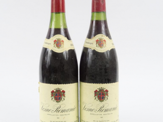Vente aux enchères 2 BOUTEILLES VOSNE ROMANEE E. MORILLON - 1984 - 2 CM/3 CM