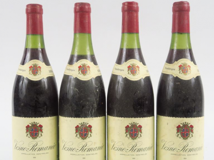 4 BOUTEILLES VOSNE ROMANEE E. MORILLON - 1984