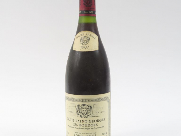1 BOUTEILLE NUITS ST GEORGES 1er CRU 'LES BOUDOTS' L. JADOT - 1987 