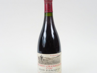 Vente aux enchères 1 BOUTEILLE GEVREY CHAMBERTIN 1er CRU 'CLOS ST JACQUES' ARMAND ROUSSEA