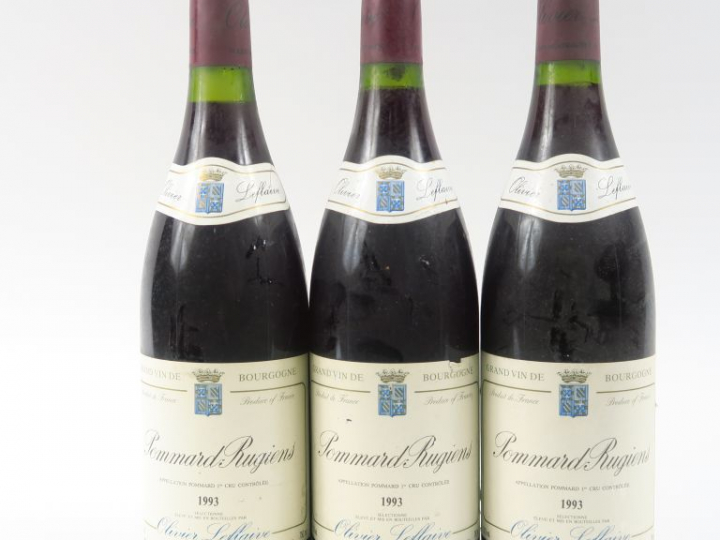 3 BOUTEILLES POMMARD 'LES RUGIENS' O. LEFLAIVE - 1993