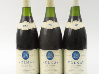Vente aux enchères 3 BOUTEILLES VOLNAY 'LES FAMINES' H. et G. BUISSON - 1993
