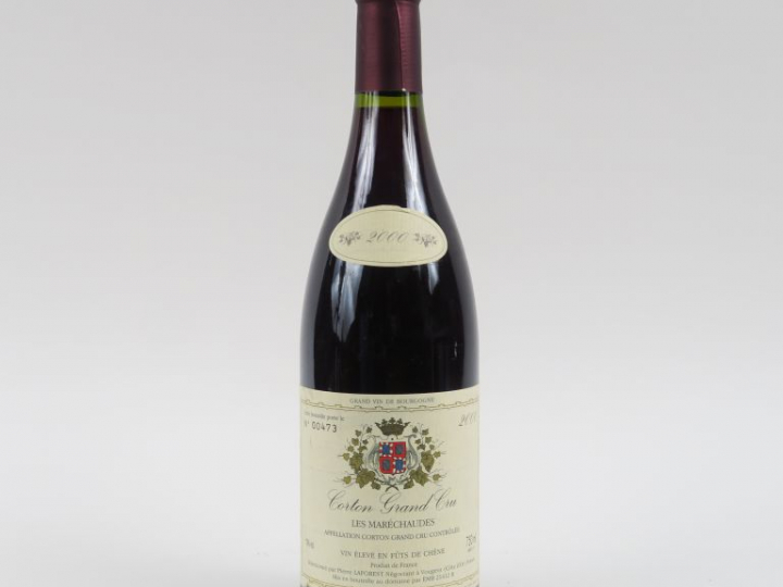 1 BOUTEILLE CORTON GC 'LES MARECHAUDES' P. LAFOREST - 2000
