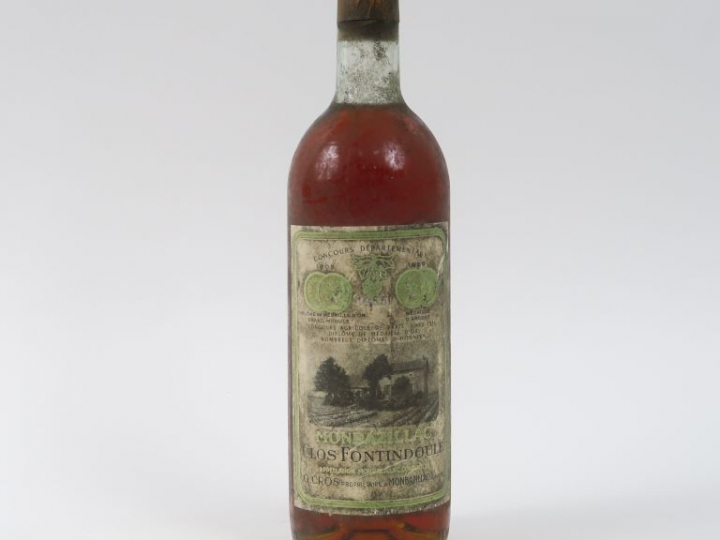 1 BOUTEILLE MONBAZILLAC CLOS FONTINDOULE - 1955 - BG
