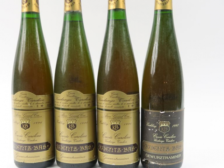 4 BOUTEILLES GEWURZTRAMINER V.T. 'CUVEE CAROLINE' KUENTZ BAS - 3 de 19