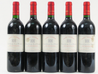Vente aux enchères 5 BOUTEILLES CHÂTEAU LA HAYE CB ST ESTEPHE - 1995