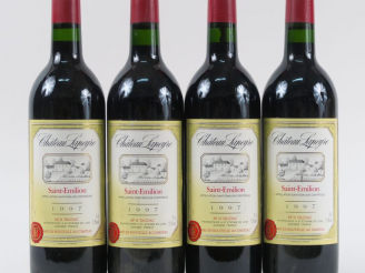 Vente aux enchères 4 BOUTEILLES CHÂTEAU LAPEYRE ST EMILION - 1997