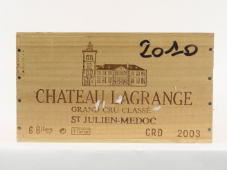 Vente aux enchères 6 BOUTEILLES CHÂTEAU LAGRANGE GCC ST JULIEN - 2003 - CBO