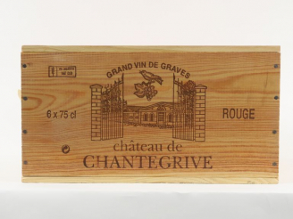 Vente aux enchères 6 BOUTEILLES CHÂTEAU CHANTEGRIVE GRAVES - 2007 - CBO