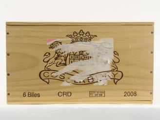 Vente aux enchères 6 BOUTEILLES CHÂTEAU COS LABORY ST ESTEPHE - 2008 - CBO
