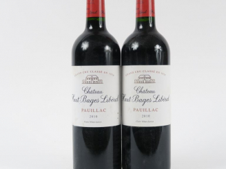 Vente aux enchères 2 BOUTEILLES CHÂTEAU HAUT BAGES LIBERAL GCC PAUILLAC - 2010