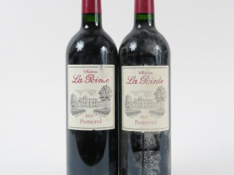 Vente aux enchères 2 BOUTEILLES CHÂTEAU LA POINTE POMEROL - 1 de 2010 ELA/1 de 2011