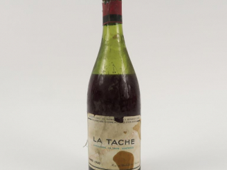 Vente aux enchères 1 BOUTEILLE LA TACHE DOMAINE DE LA ROMANEE CONTI - 1950 - 7,5 CM/EA/ET