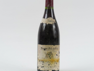 Vente aux enchères 1 BOUTEILLE MOREY ST DENIS FORGEOT PÈRE ET FILS - 1989 - EA