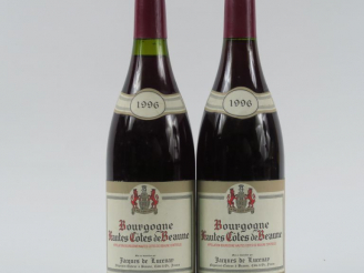 Vente aux enchères 2 BOUTEILLES BOURGOGNE HAUTES CÔTES DE BEAUNE J. DE LUCENAY - 1996
