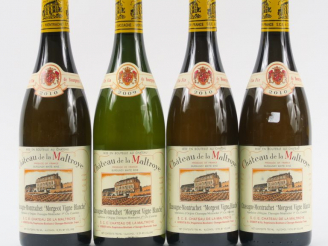 Vente aux enchères 4 BOUTEILLES CHASSAGNE MONTRACHET 1er CRU 'MORGEOTS VIGNE BLANCHE' CHÂ