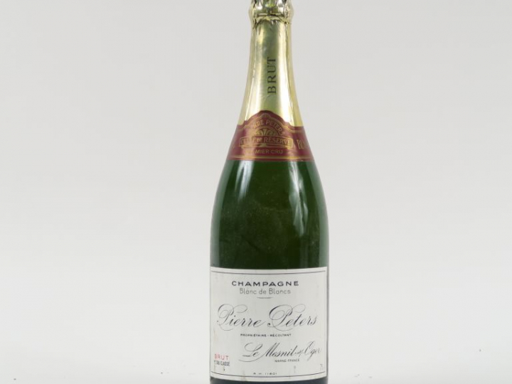1 BOUTEILLE CHAMPAGNE PIERRE PETERS 1er CRU BLANC DE BLANCS 'CUVEE DE 