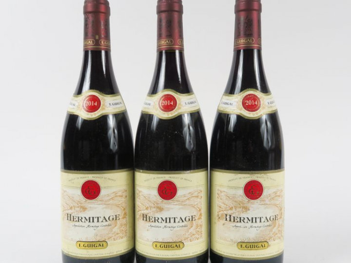 3 BOUTEILLES HERMITAGE GUIGAL - 2014
