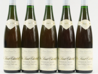 Vente aux enchères 5 BOUTEILLES CLOS SAINT THEOBALD RANGEN DE THANN V.T. TOKAY PINOT GRIS