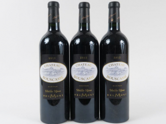 Vente aux enchères 3 BOUTEILLES CHÂTEAU BOUSCASSE 'VIEILLES VIGNES' MADIRAN - 2012