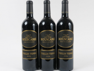 Vente aux enchères 3 BOUTEILLES CHÂTEAU BOUSCASSE 'VIEILLES VIGNES' MADIRAN - 2014