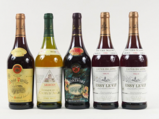 Vente aux enchères 5 BOUTEILLES H. MAIRE : 2 USSY LE VIF 'CORAIL VIF' CHÂTEAU DE MONTFORT