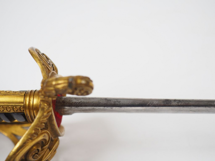 Sabre d’officier de marine français époque 2ème République  (pas de dé