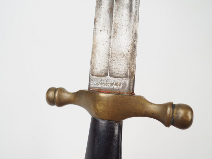 Glaive administration époque Napoléon III. Lame droite à dos plat et 2