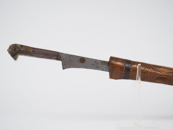 Très grande Flissa algérienne (Kabyle) de 1003 mm de long, lame incrus