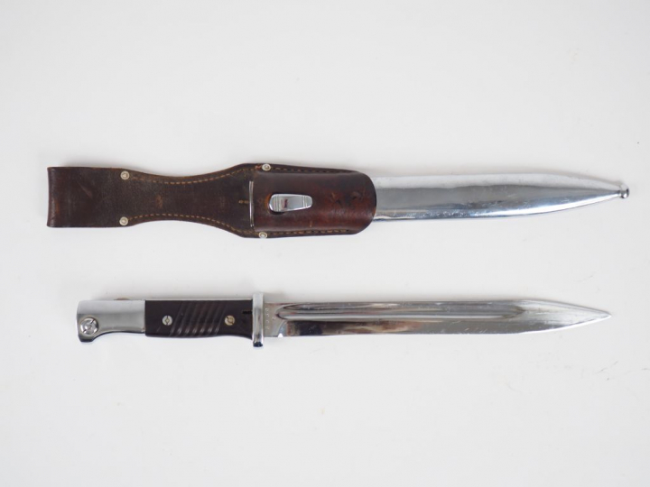 Baionnette réglementaire allemande, modèle 84/98, troisème modèle, fab