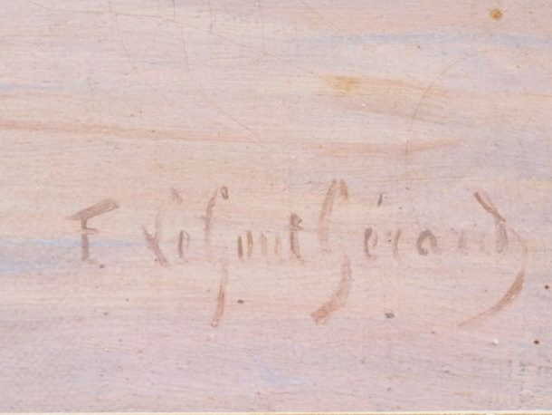 Fernand LEGOUT-GERARD "Marine" Huile sur toile. Signée en bas à droite