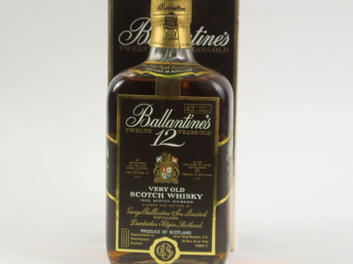 1 BOUTEILLE BALLANTINE'S 12 ANS 'VERY OLD SCOTCH WHISKY' 43°