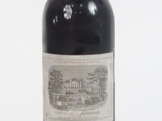Vente aux enchères 1 BOUTEILLE CHÂTEAU LAFITE ROTHSCHILD 1er GCC PAUILLAC - 1973 - BG 