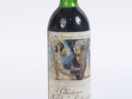 1 BOUTEILLE CHÂTEAU MOUTON ROTHSCHILD 1er GCC PAUILLAC - 1973 - LB 