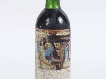 1 BOUTEILLE CHÂTEAU MOUTON ROTHSCHILD 1er GCC PAUILLAC - 1973 - LB/ET 