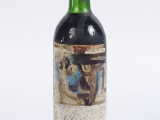 Vente aux enchères 1 BOUTEILLE CHÂTEAU MOUTON ROTHSCHILD 1er GCC PAUILLAC - 1973 - LB/ET 