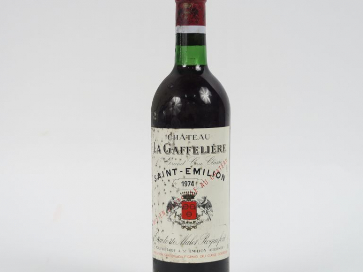 1 BOUTEILLE CHÂTEAU LA GAFFELIERE GC ST EMILION - 1974 - BG+