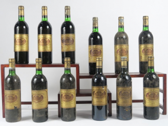 Vente aux enchères 12 BOUTEILLES CHÂTEAU BATAILLEY GCC PAUILLAC - 1975 - DE BG à HEP/ELA/