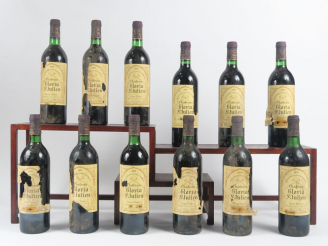 Vente aux enchères 12 BOUTEILLES CHÂTEAU GLORIA ST JULIEN - 1979 - BG/EA