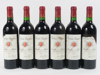 Vente aux enchères 6 BOUTEILLES CHÂTEAU POUJEAUX MOULIS - 1983 - 2 ET