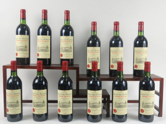 Vente aux enchères 12 BOUTEILLES CHÂTEAU GRAND CORBIN DESPAGNE GCC ST EMILION - 1983 - CB