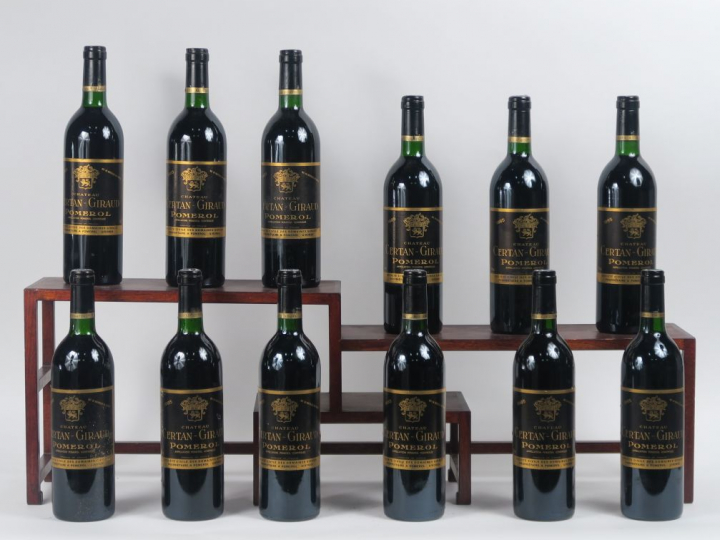 12 BOUTEILLES CHÂTEAU CERTAN GIRAUD POMEROL - 1985 - CBO - BG
