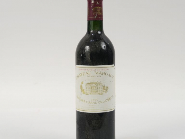 1 BOUTEILLE CHÂTEAU MARGAUX 1er GCC MARGAUX - 1988 - BG
