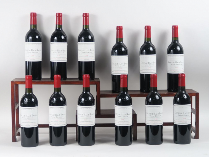 12 BOUTEILLES CHÂTEAU HAUT BAILLY GCC GRAVES - 1988 - CBO - BG