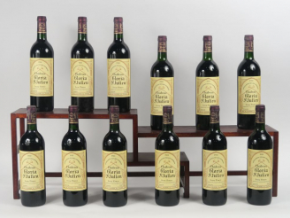 Vente aux enchères 12 BOUTEILLES CHÂTEAU GLORIA ST JULIEN - 1988 - CBO - BG+ à LB