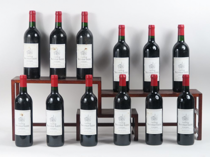 12 BOUTEILLES CHÂTEAU NOUVELLE EGLISE POMEROL - 1988 - CBO - BG