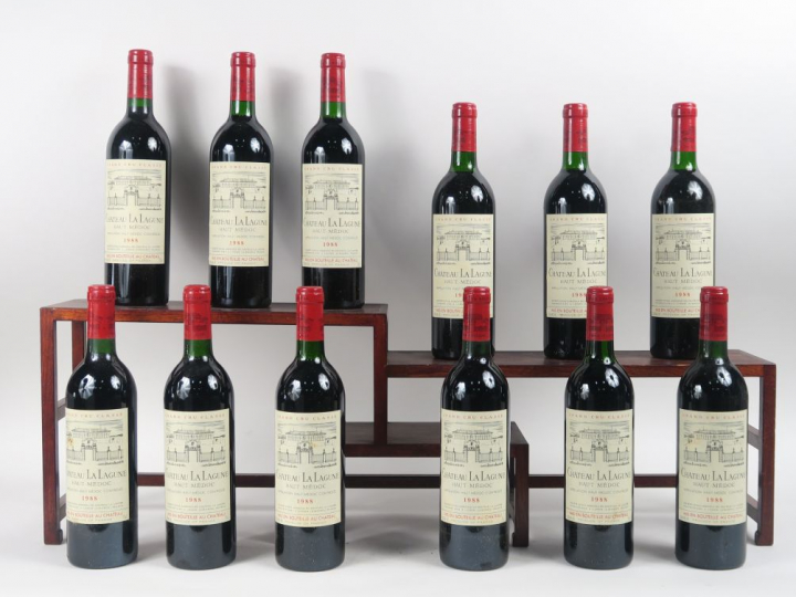 12 BOUTEILLES CHÂTEAU LA LAGUNE GCC HAUT MEDOC - 1988 - CBO - 6 BG/6 L